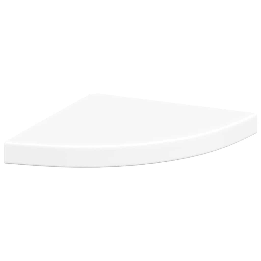 Hoekschappen zwevend 4 st 35x35x3,8 cm MDF wit is nu te koop bij PeponiXL, paradijselijk wonen!