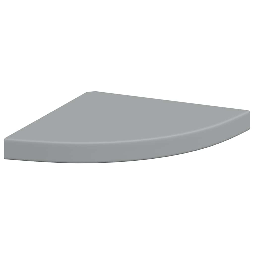 Hoekschap zwevend 35x35x3,8 cm MDF grijs is nu te koop bij PeponiXL, paradijselijk wonen!
