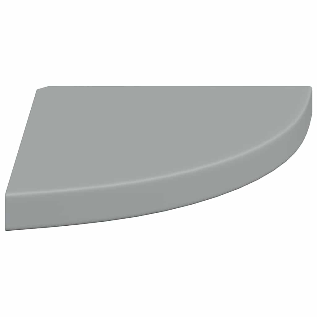 Hoekschap zwevend 35x35x3,8 cm MDF grijs is nu te koop bij PeponiXL, paradijselijk wonen!
