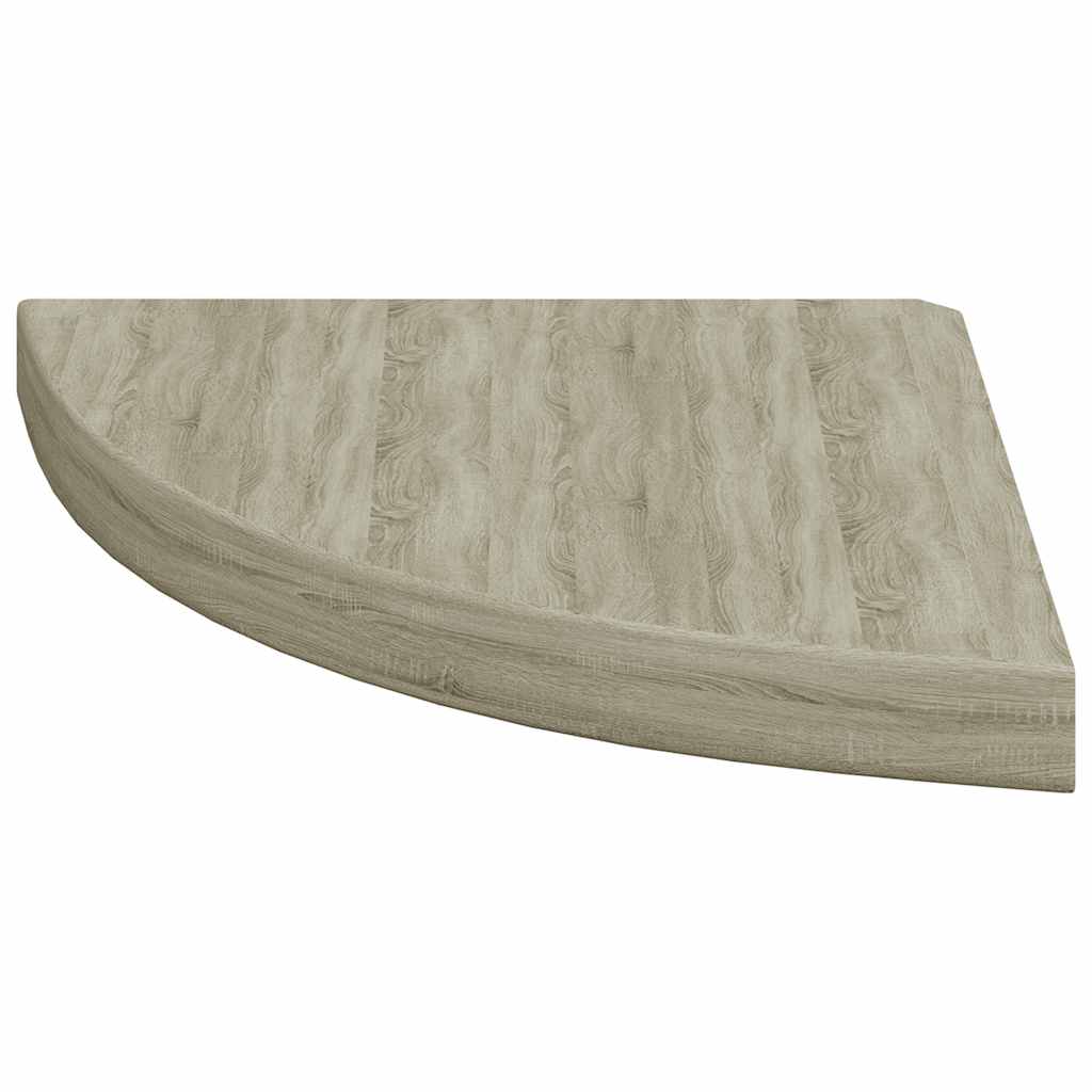 Hoekschap zwevend 35x35x3,8 cm MDF eikenkleurig is nu te koop bij PeponiXL, paradijselijk wonen!
