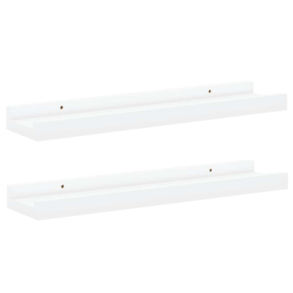 Fotoplanken 2 st 40x9x3 cm MDF wit is nu te koop bij PeponiXL, paradijselijk wonen!