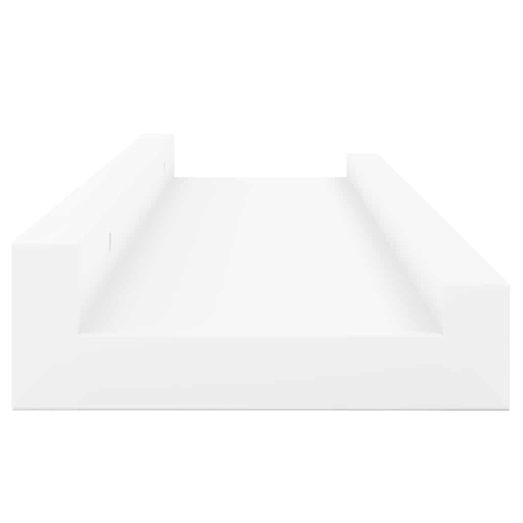 Fotoplanken 2 st 40x9x3 cm MDF wit is nu te koop bij PeponiXL, paradijselijk wonen!