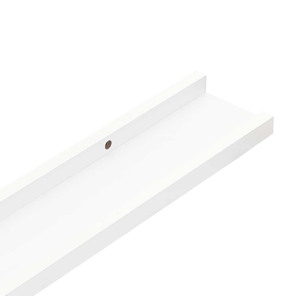 Fotoplanken 2 st 40x9x3 cm MDF wit is nu te koop bij PeponiXL, paradijselijk wonen!
