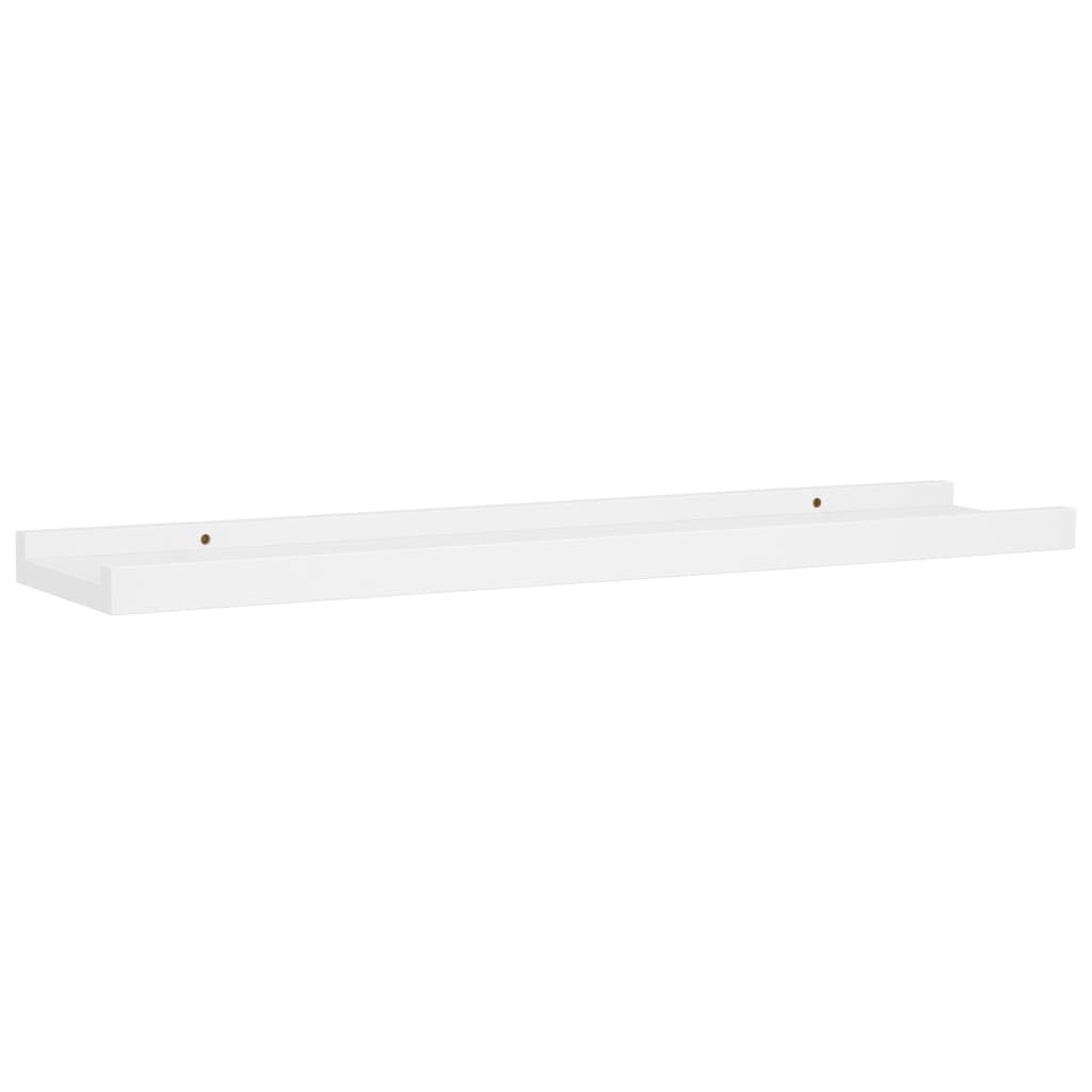 Fotoplanken 2 st 60x9x3 cm MDF wit is nu te koop bij PeponiXL, paradijselijk wonen!