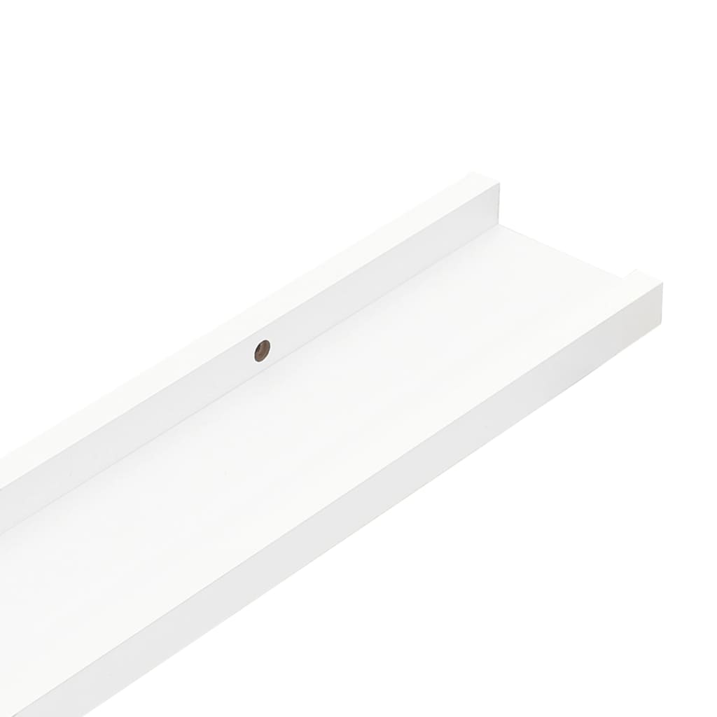 Fotoplanken 2 st 60x9x3 cm MDF wit is nu te koop bij PeponiXL, paradijselijk wonen!