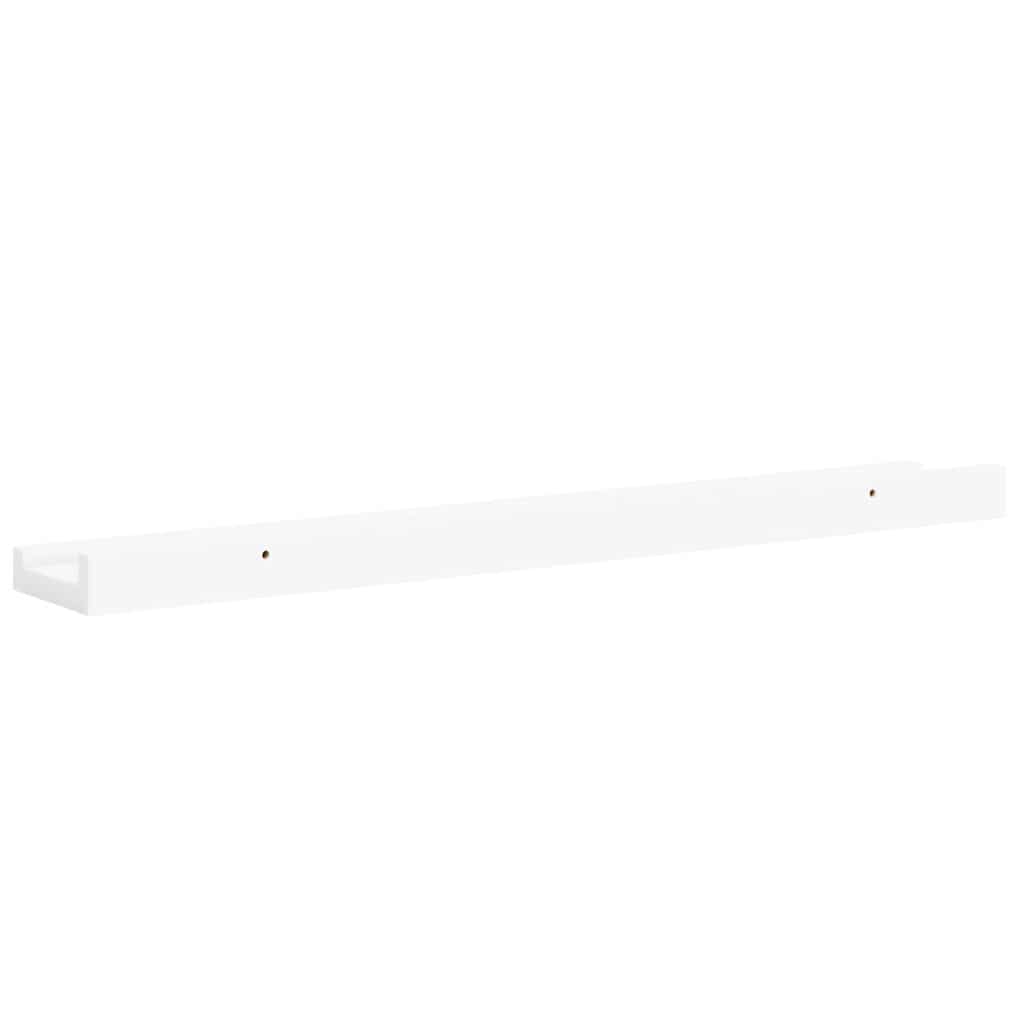 Fotoplanken 2 st 60x9x3 cm MDF wit is nu te koop bij PeponiXL, paradijselijk wonen!
