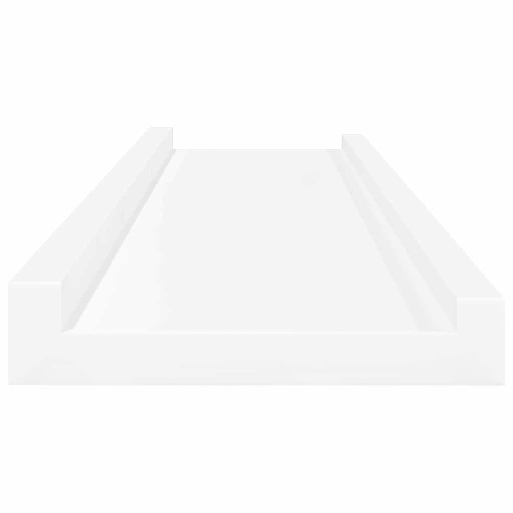 Fotoplanken 2 st 80x9x3 cm MDF wit is nu te koop bij PeponiXL, paradijselijk wonen!