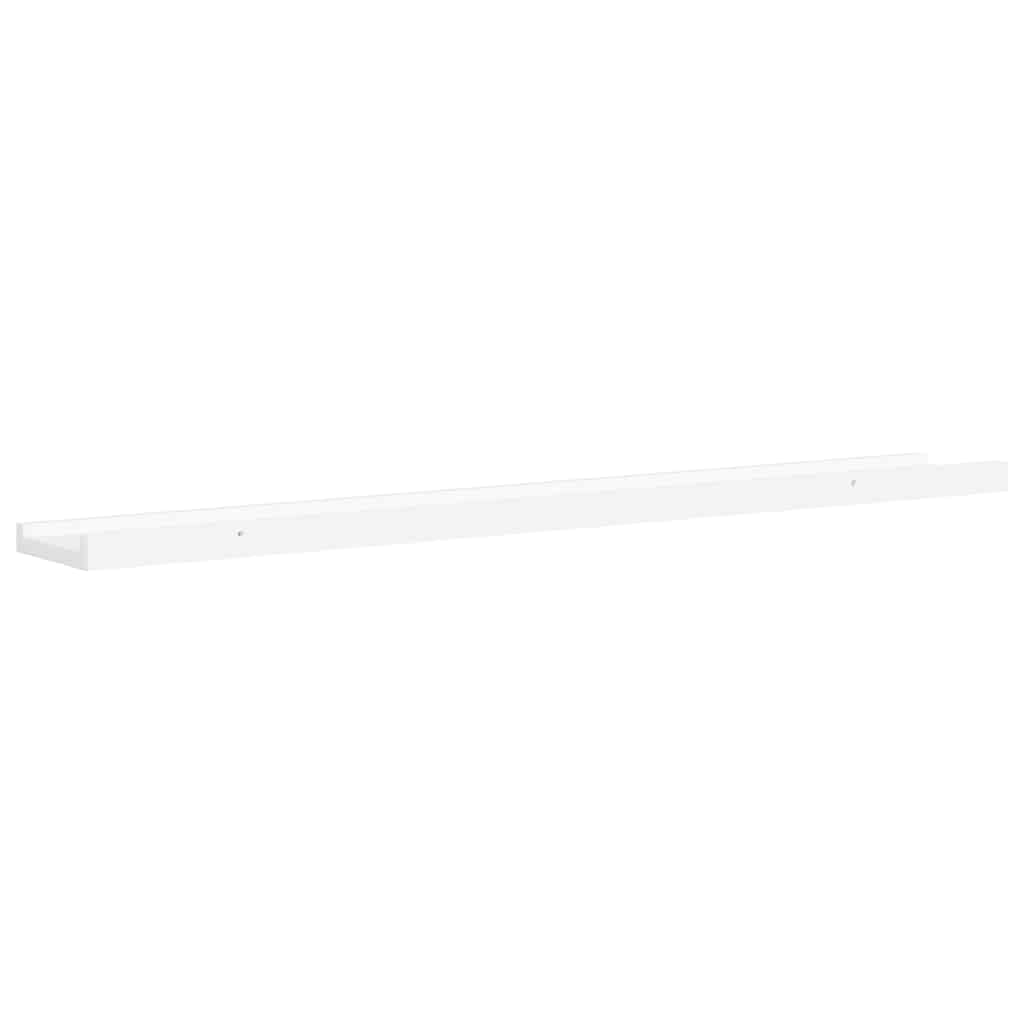 Fotoplanken 2 st 80x9x3 cm MDF wit is nu te koop bij PeponiXL, paradijselijk wonen!