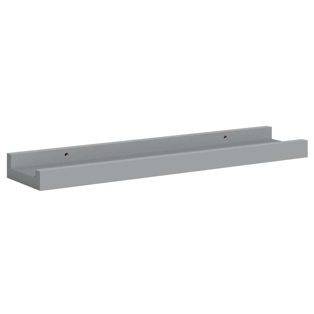 Fotoplanken 2 st 40x9x3 cm MDF grijs is nu te koop bij PeponiXL, paradijselijk wonen!