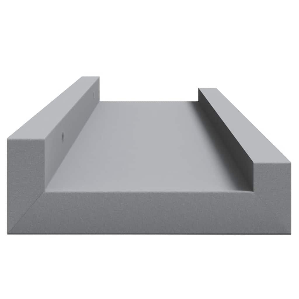 Fotoplanken 2 st 40x9x3 cm MDF grijs is nu te koop bij PeponiXL, paradijselijk wonen!