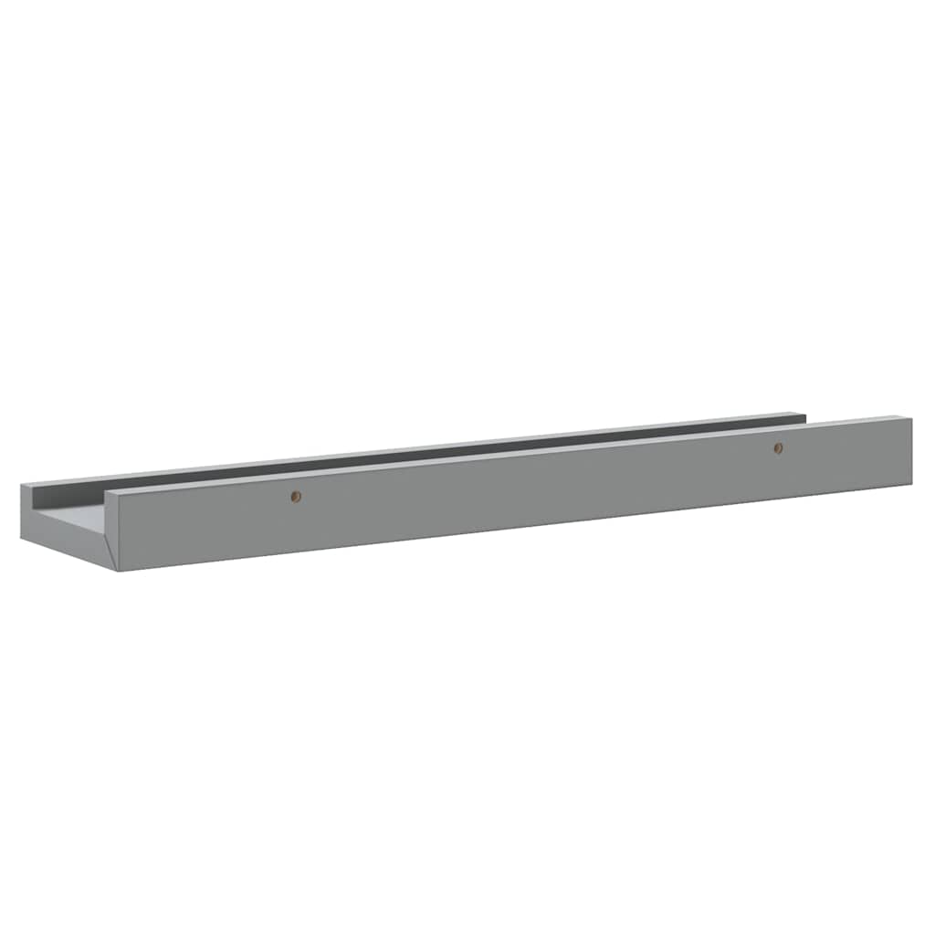 Fotoplanken 2 st 40x9x3 cm MDF grijs is nu te koop bij PeponiXL, paradijselijk wonen!