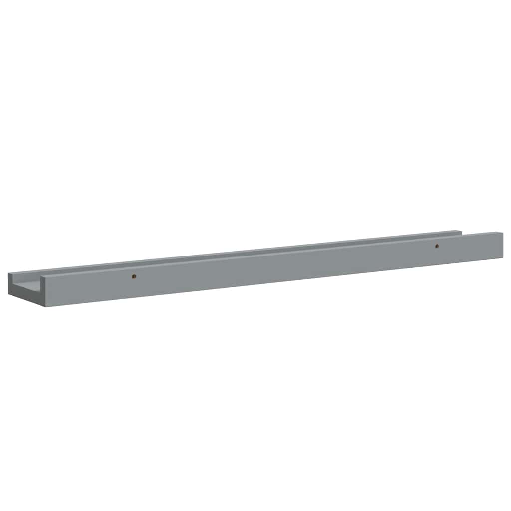 Fotoplanken 2 st 60x9x3 cm MDF grijs is nu te koop bij PeponiXL, paradijselijk wonen!