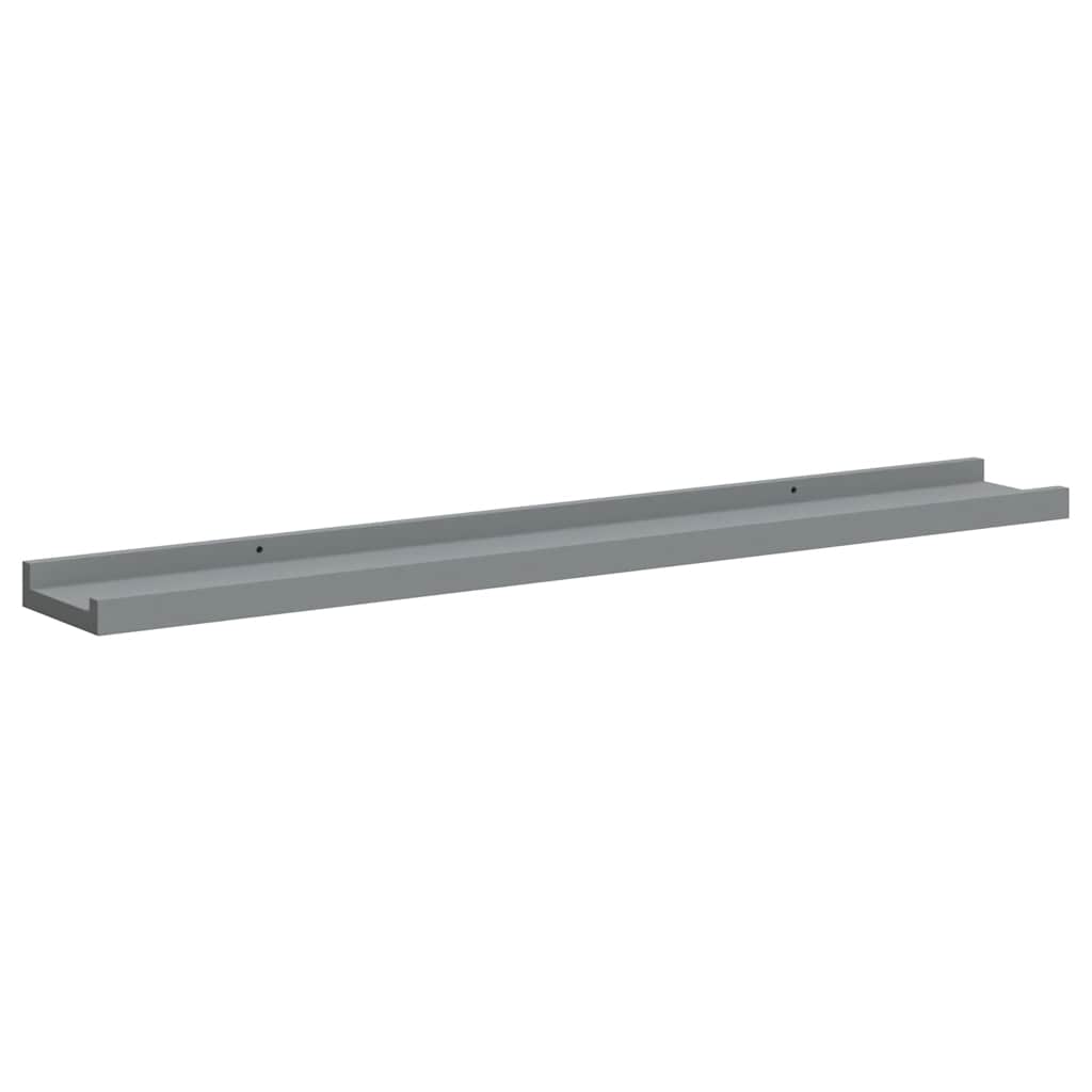 Fotoplanken 2 st 80x9x3 cm MDF grijs is nu te koop bij PeponiXL, paradijselijk wonen!