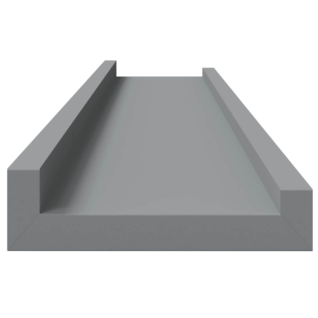 Fotoplanken 2 st 80x9x3 cm MDF grijs is nu te koop bij PeponiXL, paradijselijk wonen!