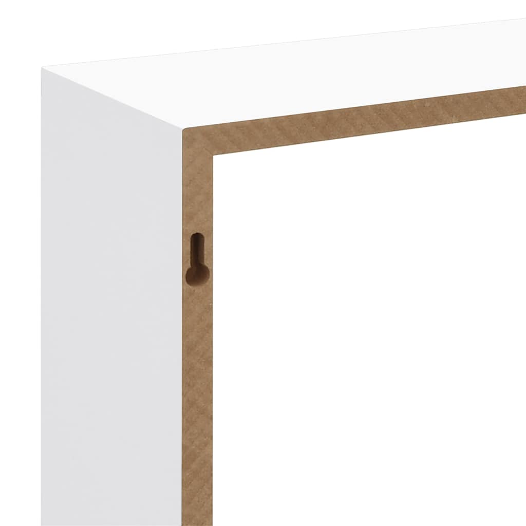 Wandschappen kubus 3 st MDF wit is nu te koop bij PeponiXL, paradijselijk wonen!