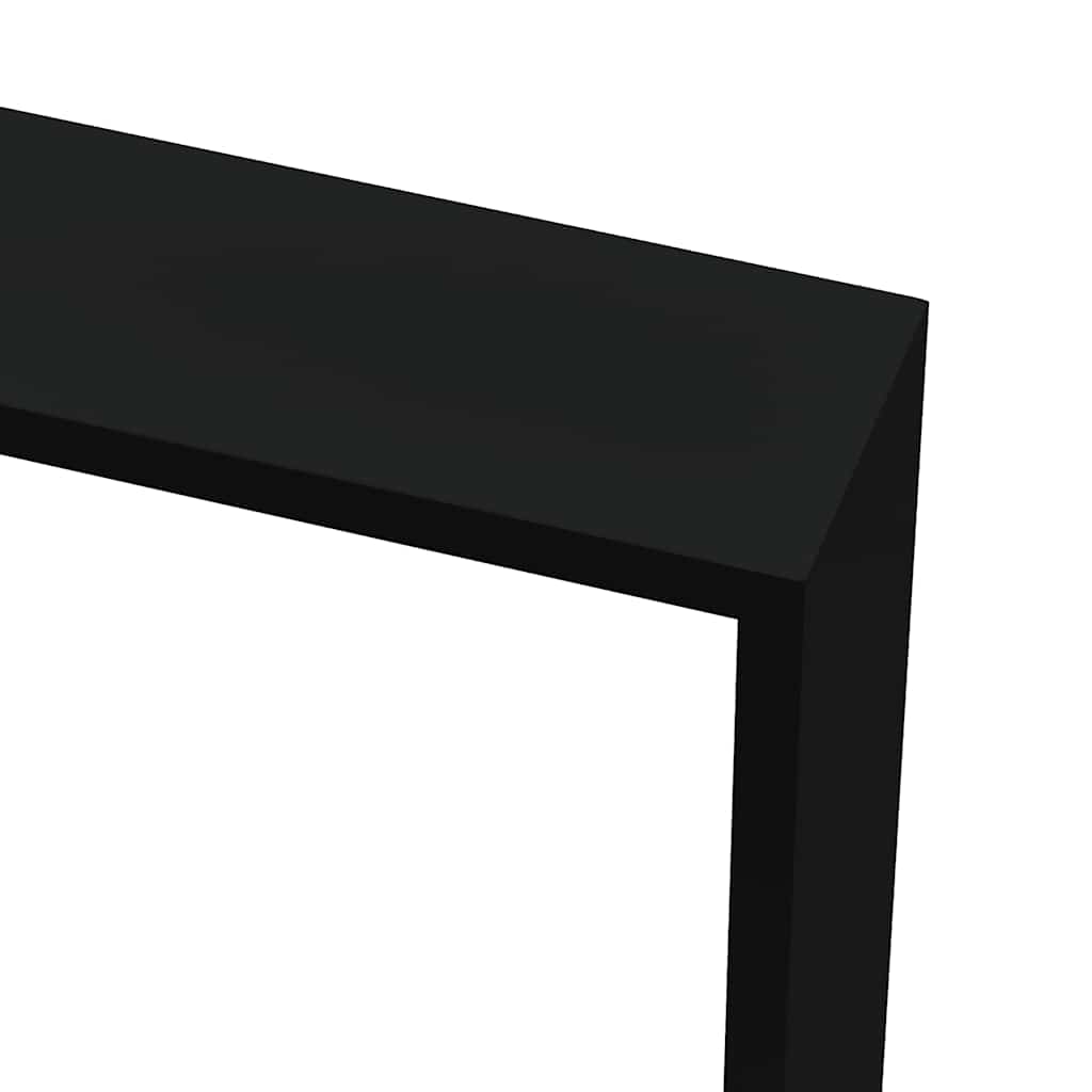 Wandschappen kubus 3 st MDF zwart is nu te koop bij PeponiXL, paradijselijk wonen!