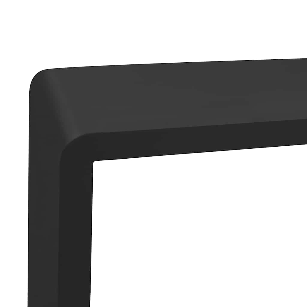Wandschappen kubus 3 st MDF zwart is nu te koop bij PeponiXL, paradijselijk wonen!