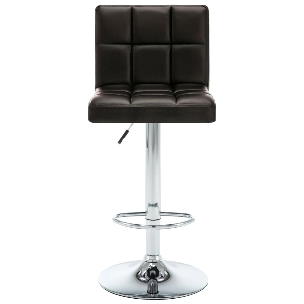 Barstoelen 2 st kunstleer bruin is nu te koop bij PeponiXL, paradijselijk wonen!