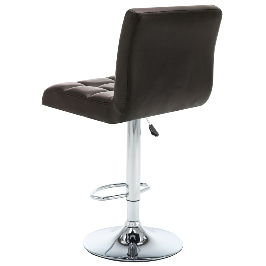 Barstoelen 2 st kunstleer bruin is nu te koop bij PeponiXL, paradijselijk wonen!