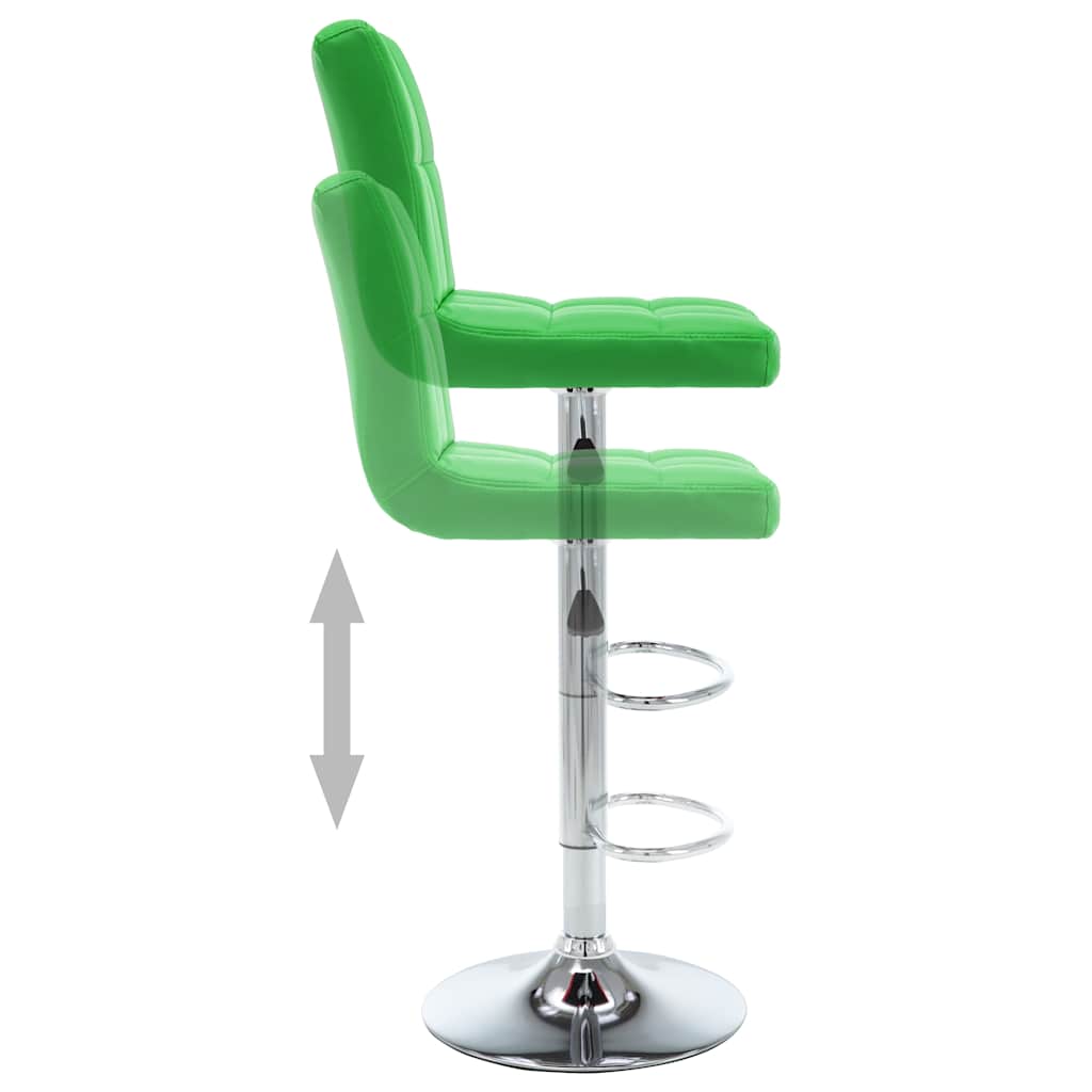 Barkrukken 2 st kunstleer groen is nu te koop bij PeponiXL, paradijselijk wonen!