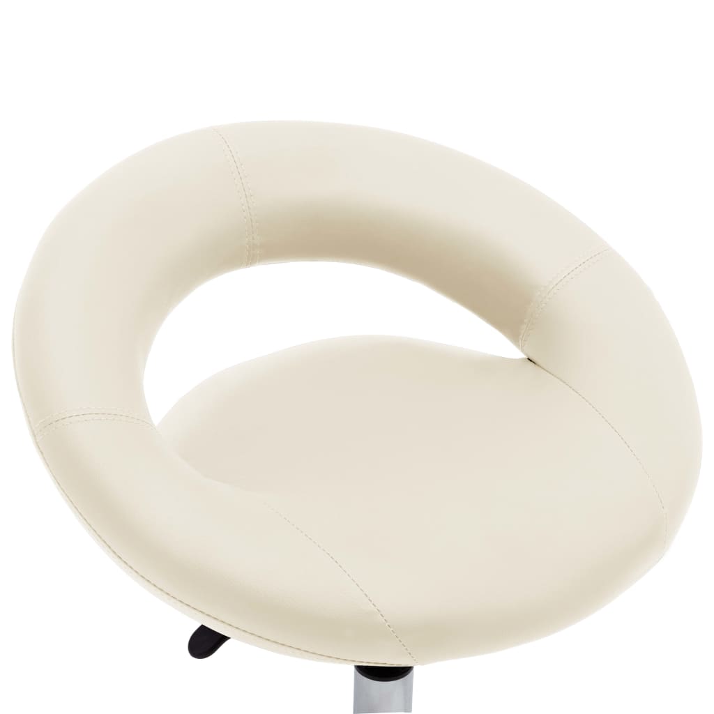 Werkstoel rollend kunstleer crèmekleurig is nu te koop bij PeponiXL, paradijselijk wonen!