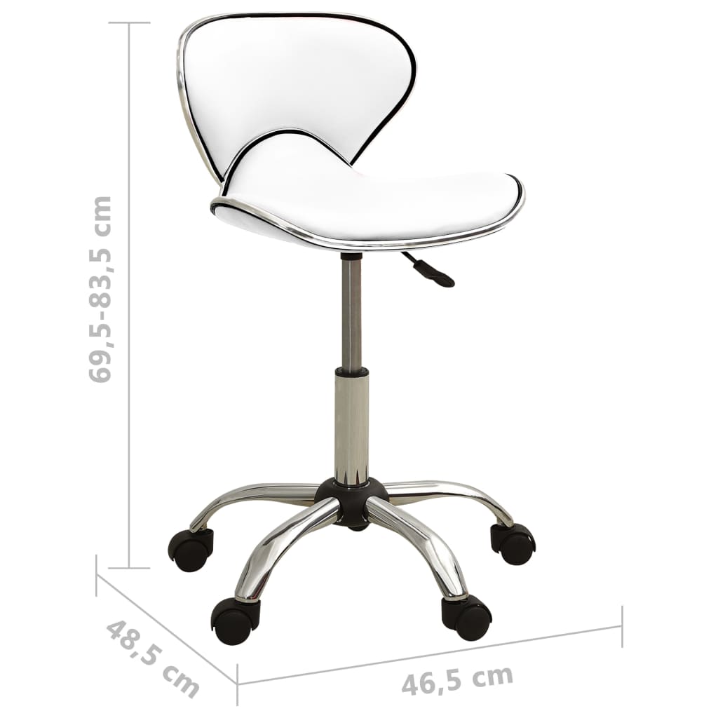 Salonkruk kunstleer wit is nu te koop bij PeponiXL, paradijselijk wonen!