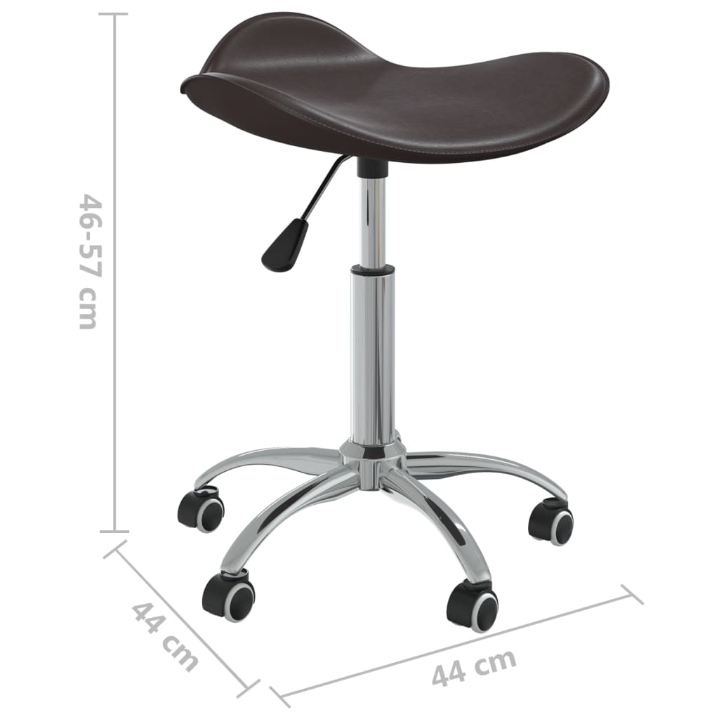 Salonkruk kunstleer bruin is nu te koop bij PeponiXL, paradijselijk wonen!