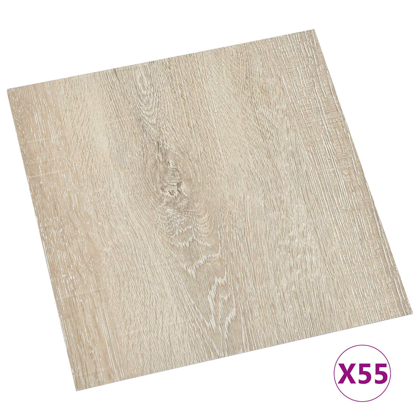 Vloerplanken 55 pcs Beige 5,11 m² PVC is nu te koop bij PeponiXL, paradijselijk wonen!