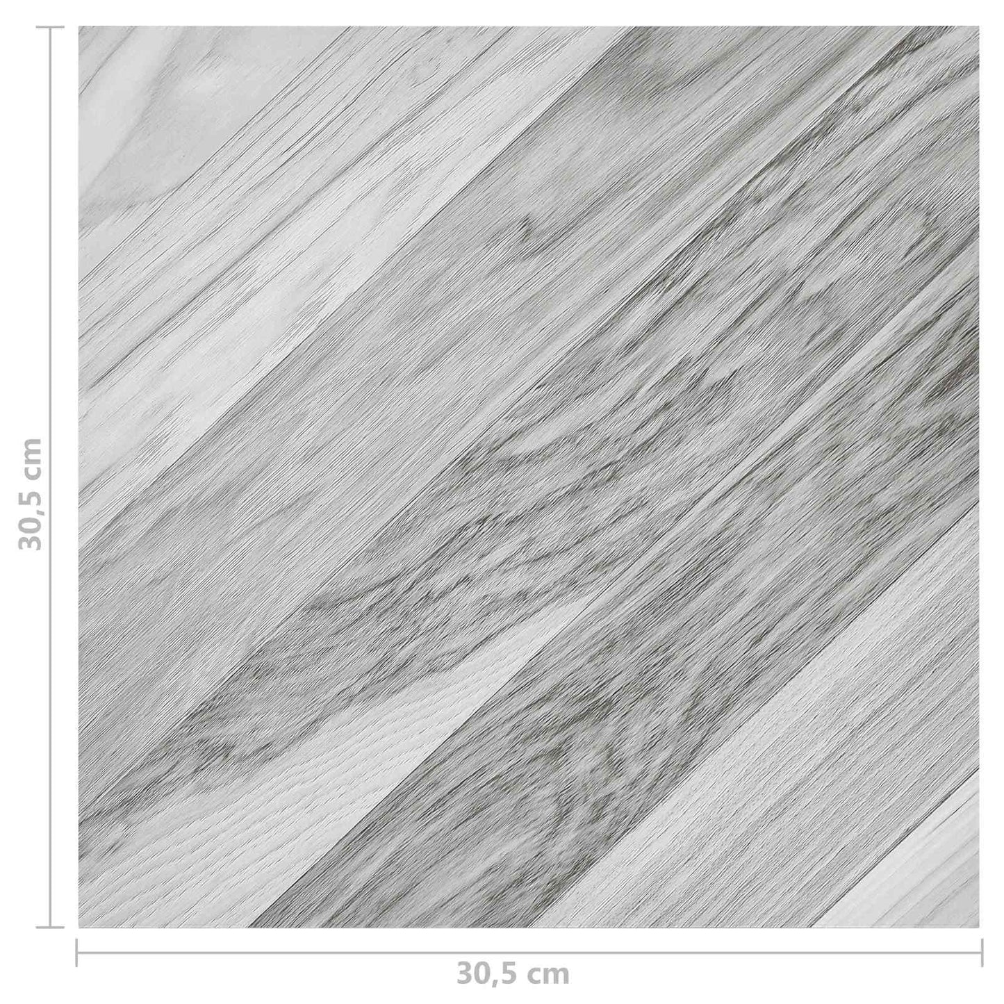 Vloerplanken 55 pcs Grijs 5,11 m² PVC is nu te koop bij PeponiXL, paradijselijk wonen!