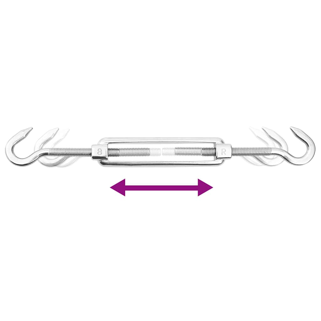 9-delige Zonneschermaccessoireset roestvrij staal is nu te koop bij PeponiXL, paradijselijk wonen!
