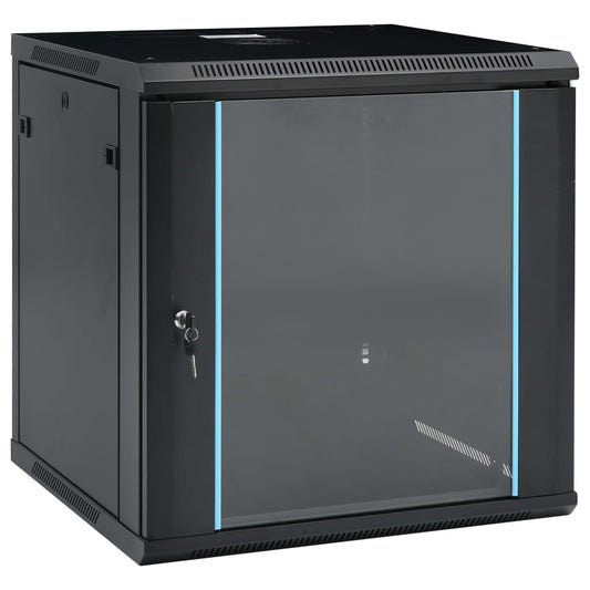 Netwerkkast voor aan de muur 12U 19" IP20 600x600x640 mm is nu te koop bij PeponiXL, paradijselijk wonen!