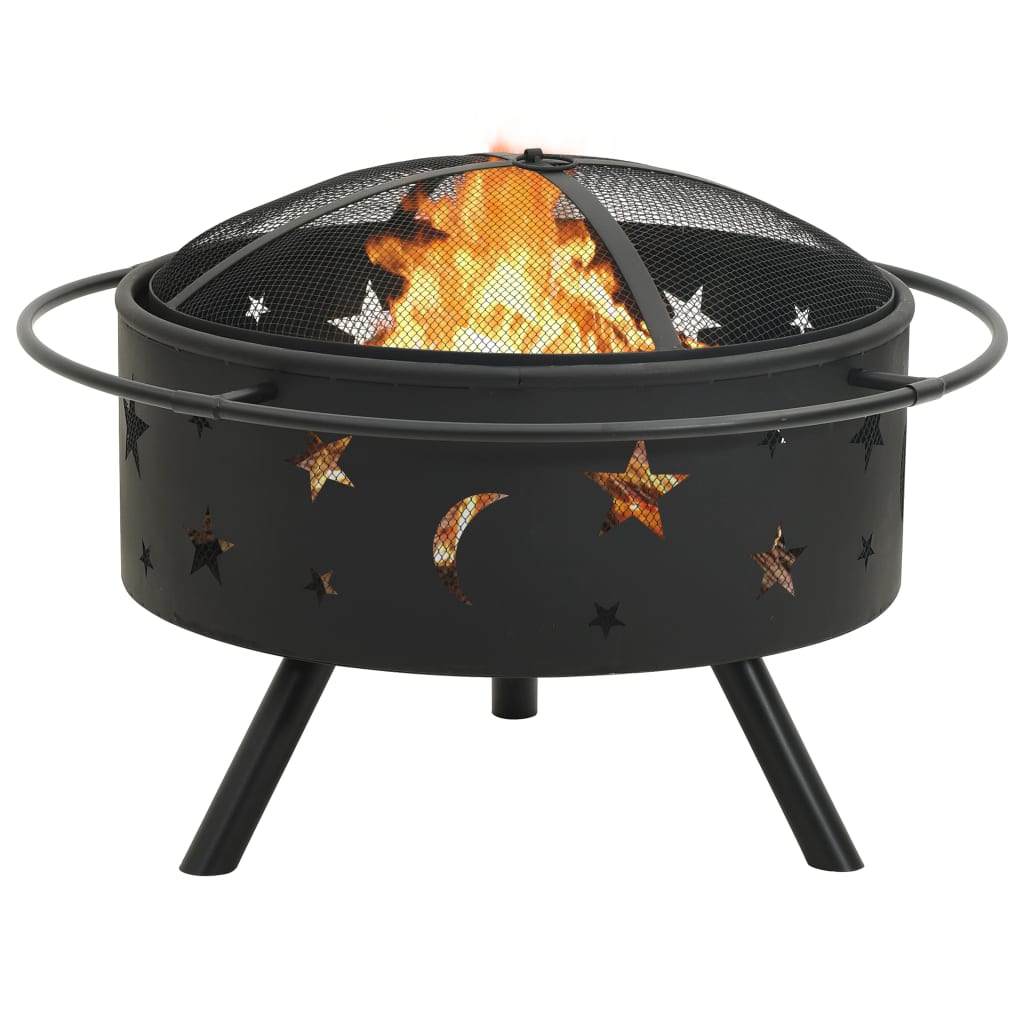 Vuurplaats met pook XXL 76 cm staal is nu te koop bij PeponiXL, paradijselijk wonen!