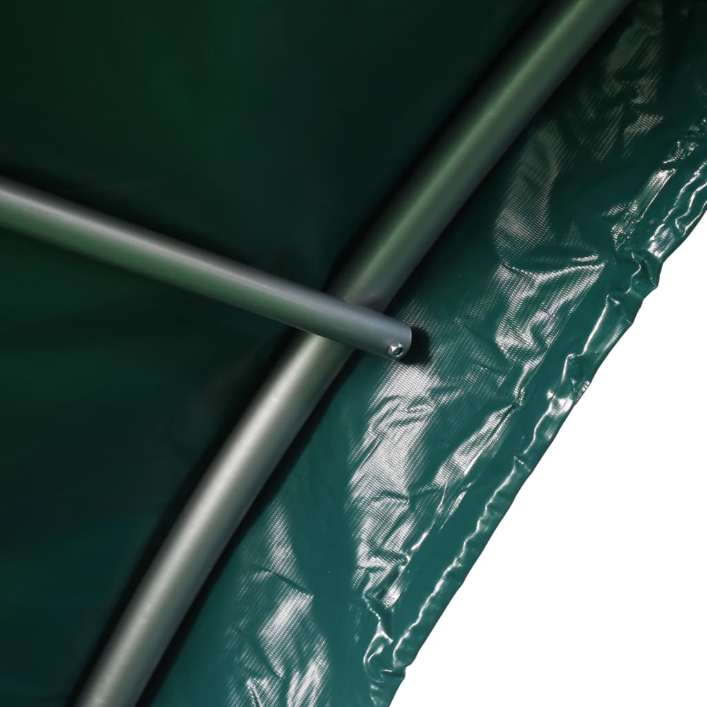 Veetent 3,7x3,7 m PVC groen is nu te koop bij PeponiXL, paradijselijk wonen!