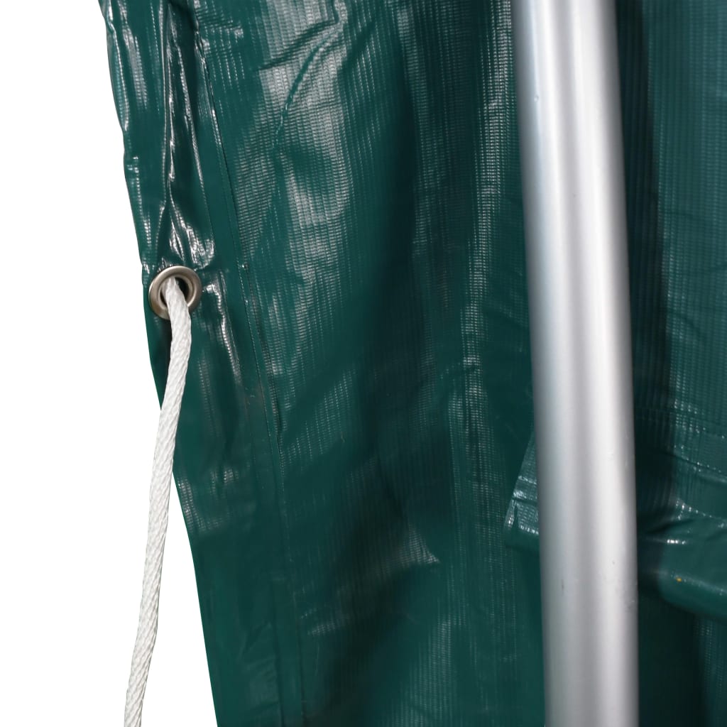 Veetent 3,7x3,7 m PVC groen is nu te koop bij PeponiXL, paradijselijk wonen!