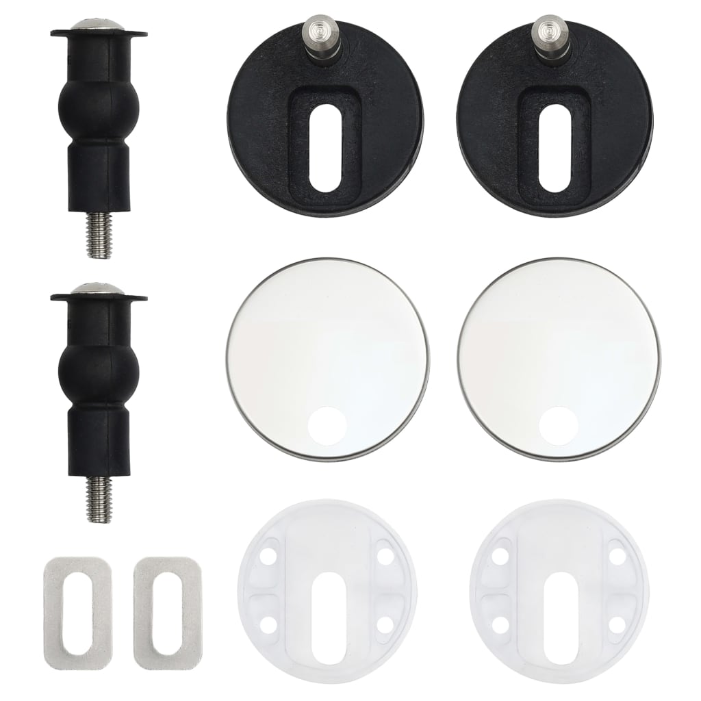 Toiletbrillen met soft-close deksel 2 st strand MDF is nu te koop bij PeponiXL, paradijselijk wonen!