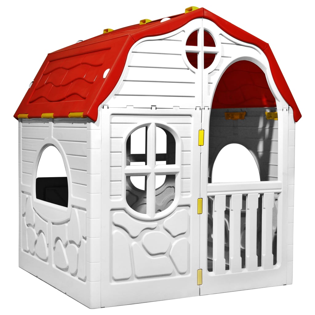 Speelhuis inklapbaar met deuren en ramen is nu te koop bij PeponiXL, paradijselijk wonen!
