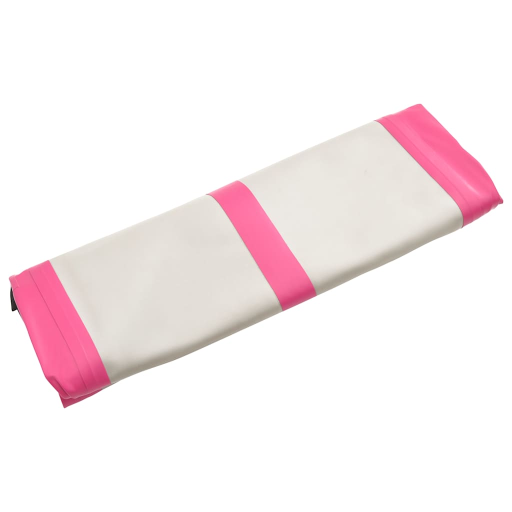 Gymnastiekmat met pomp opblaasbaar 800x100x20 cm PVC roze is nu te koop bij PeponiXL, paradijselijk wonen!