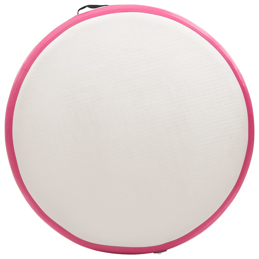 Gymnastiekmat met pomp opblaasbaar 100x100x15 cm PVC roze is nu te koop bij PeponiXL, paradijselijk wonen!