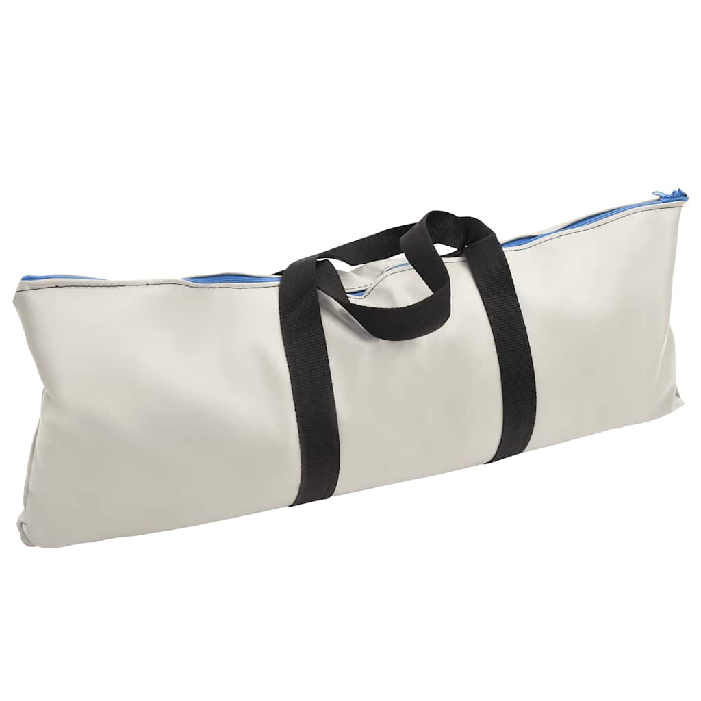 Gymnastiekmat met pomp opblaasbaar 100x100x15 cm PVC blauw is nu te koop bij PeponiXL, paradijselijk wonen!