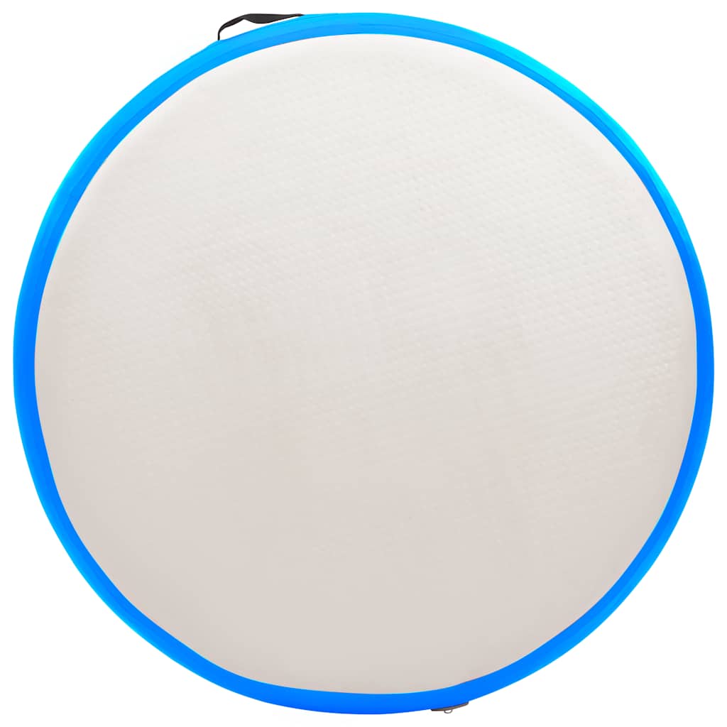 Gymnastiekmat met pomp opblaasbaar 100x100x20 cm PVC blauw is nu te koop bij PeponiXL, paradijselijk wonen!