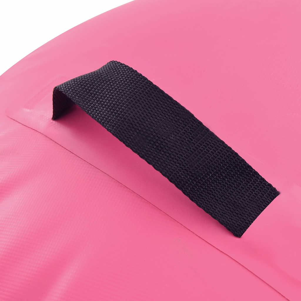 Gymnastiekrol met pomp opblaasbaar 100x60 cm PVC roze is nu te koop bij PeponiXL, paradijselijk wonen!