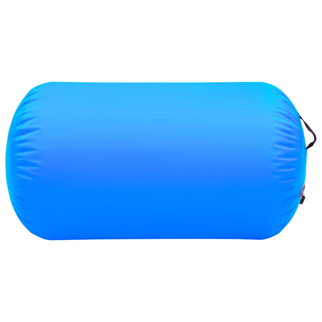 Gymnastiekrol met pomp opblaasbaar 100x60 cm PVC blauw is nu te koop bij PeponiXL, paradijselijk wonen!