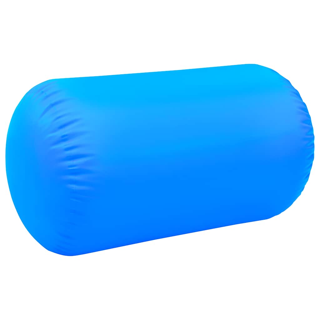 Gymnastiekrol met pomp opblaasbaar 100x60 cm PVC blauw is nu te koop bij PeponiXL, paradijselijk wonen!