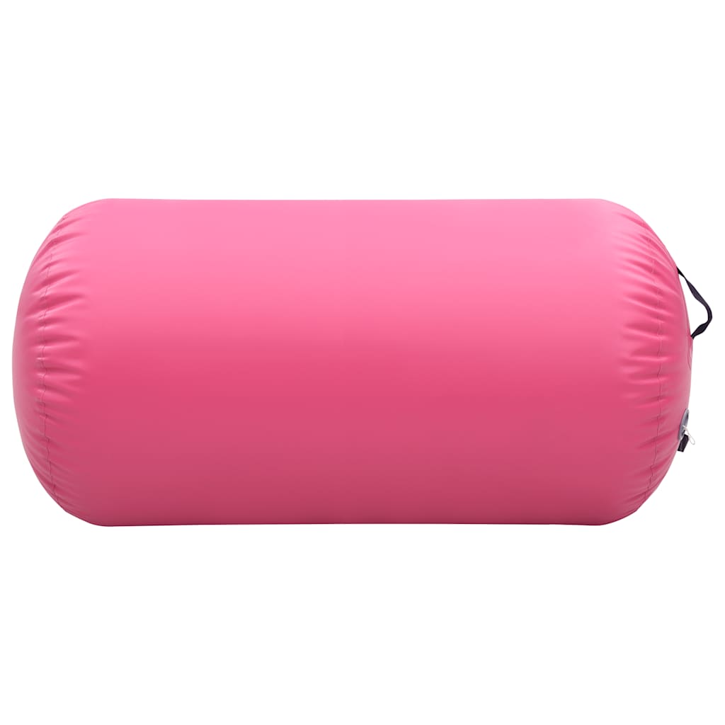 Gymnastiekrol met pomp opblaasbaar 120x75 cm PVC roze is nu te koop bij PeponiXL, paradijselijk wonen!