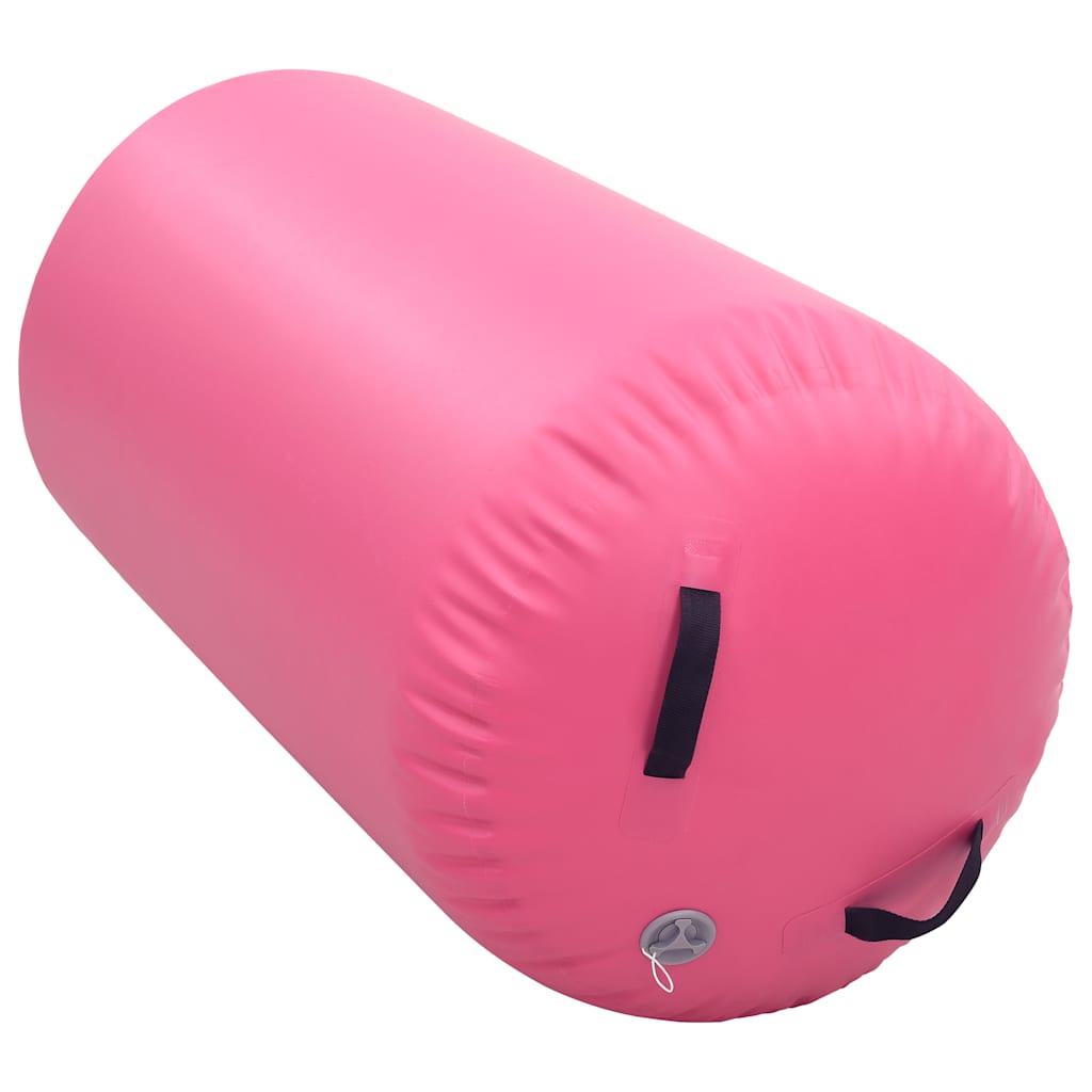 Gymnastiekrol met pomp opblaasbaar 120x75 cm PVC roze is nu te koop bij PeponiXL, paradijselijk wonen!