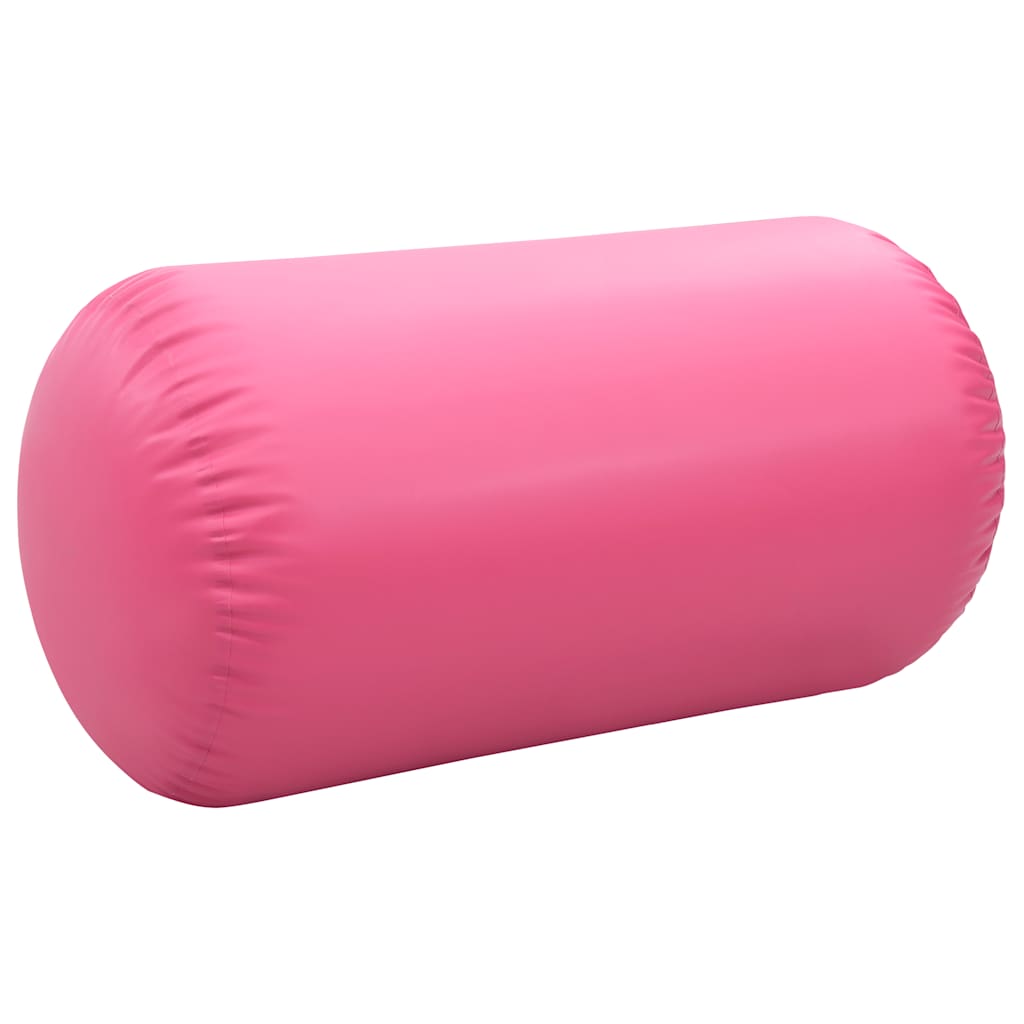 Gymnastiekrol met pomp opblaasbaar 120x75 cm PVC roze is nu te koop bij PeponiXL, paradijselijk wonen!
