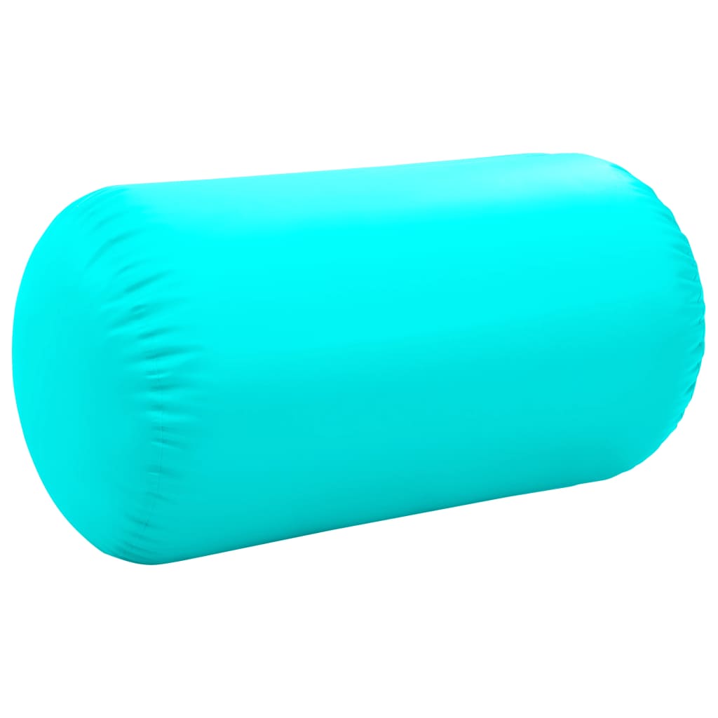 Gymnastiekrol met pomp opblaasbaar 120x75 cm PVC groen is nu te koop bij PeponiXL, paradijselijk wonen!