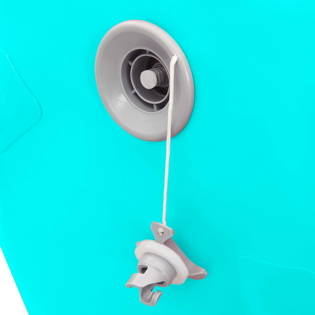 Gymnastiekrol met pomp opblaasbaar 120x75 cm PVC groen is nu te koop bij PeponiXL, paradijselijk wonen!
