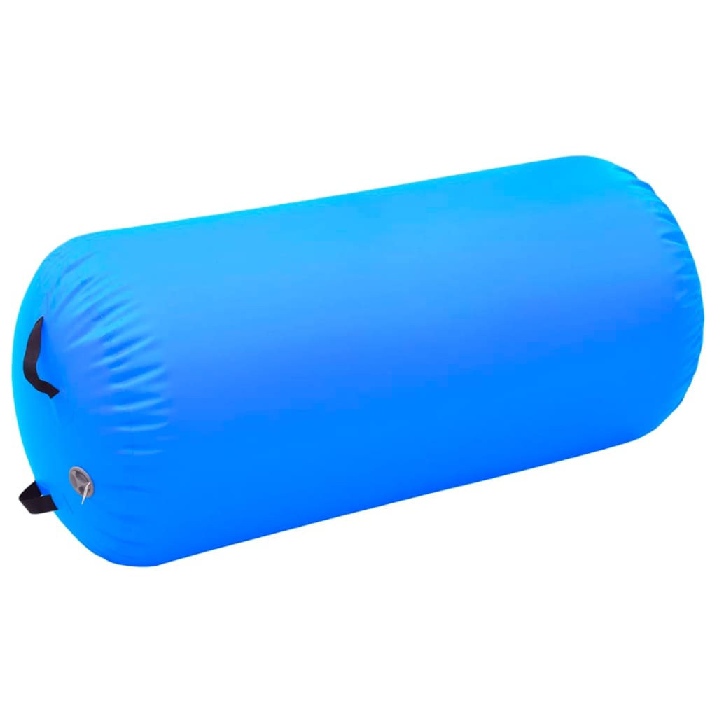Gymnastiekrol met pomp opblaasbaar 120x75 cm PVC blauw is nu te koop bij PeponiXL, paradijselijk wonen!