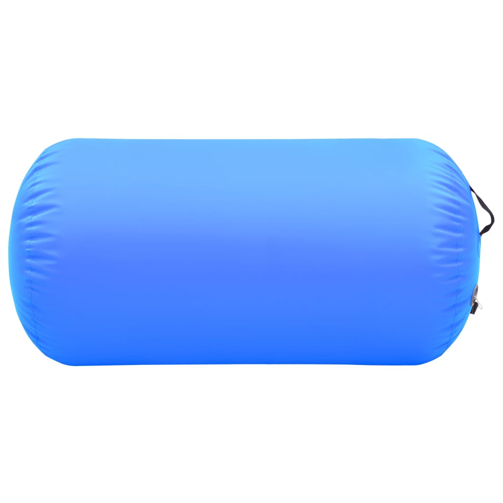 Gymnastiekrol met pomp opblaasbaar 120x75 cm PVC blauw is nu te koop bij PeponiXL, paradijselijk wonen!